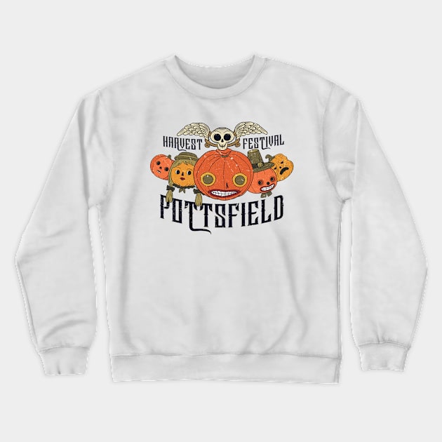 Pottsfield Harvest Festival Crewneck Sweatshirt by RetroPandora